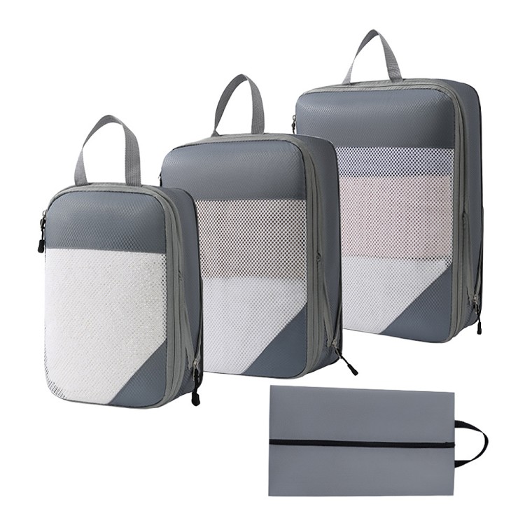 【QIDINA】韓式升級質感加厚衣物4件組大容量壓縮袋-F