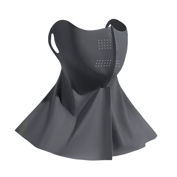 【QIDINA】高質感冰絲涼感透氣防曬面罩-A