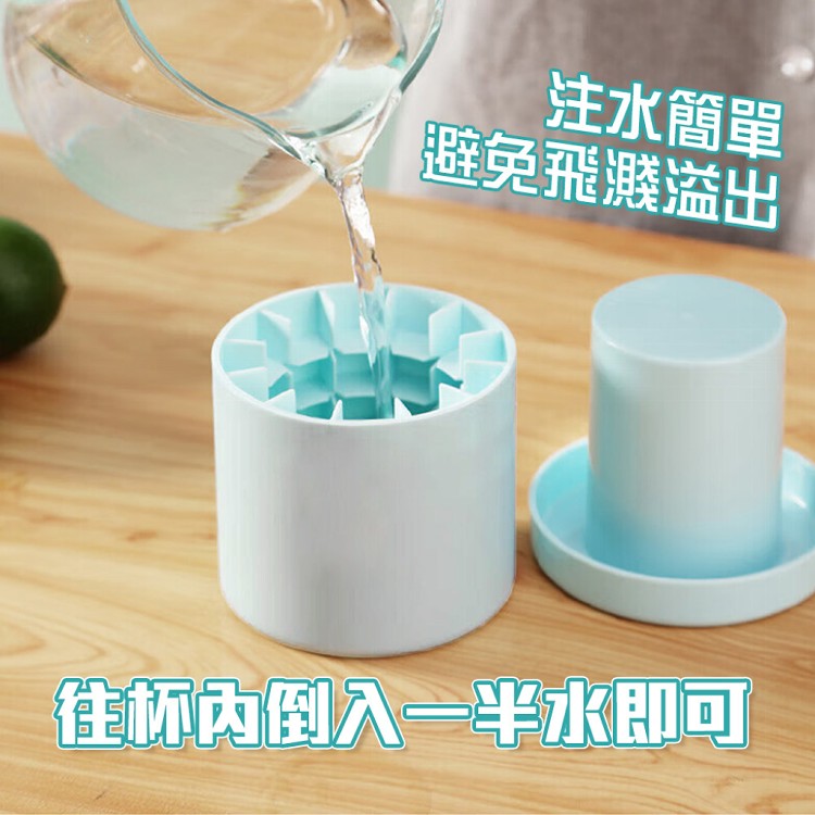 【QIDINA】帶蓋防塵冰塊模捏捏製冰筒