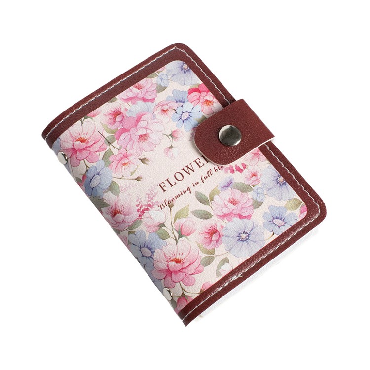 【QIDINA】超實用20張唯美復古皮革卡片收納夾 包-G