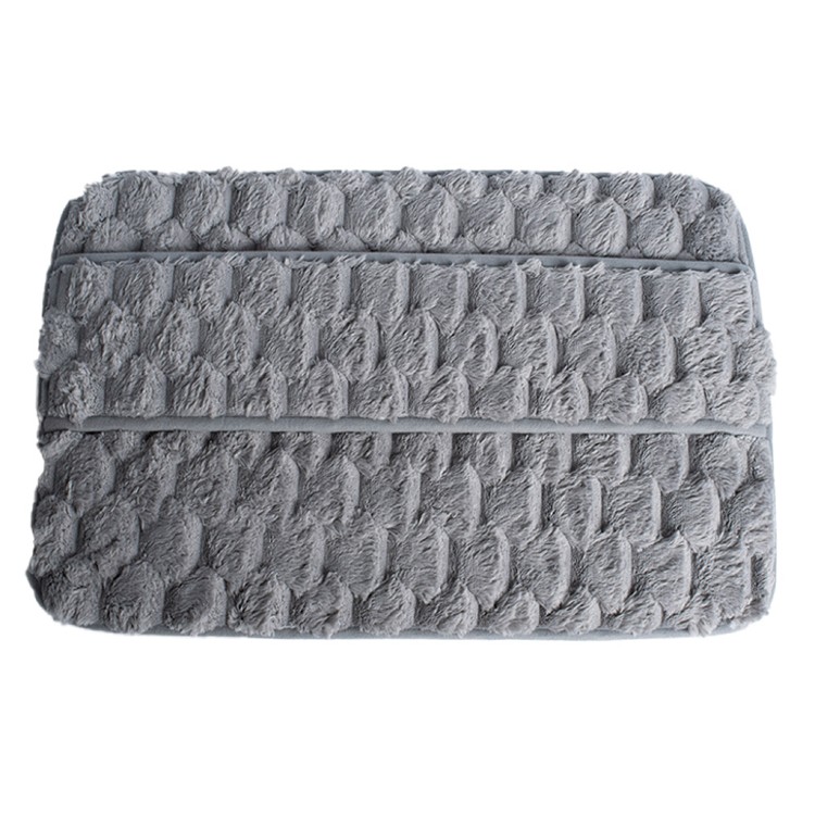 【QIDINA】雲朵絨厚款軟綿綿吸水地墊-A