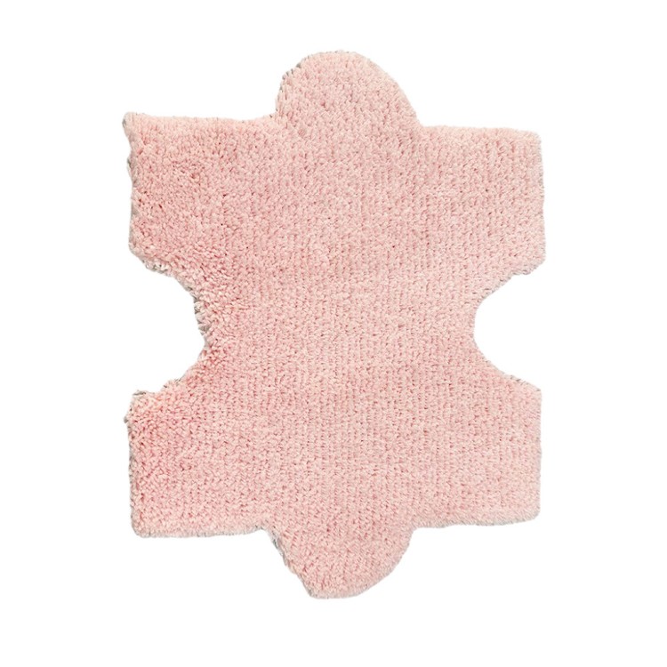 【QIDINA】質感奶茶色系超柔軟免黏貼拼接地墊-B