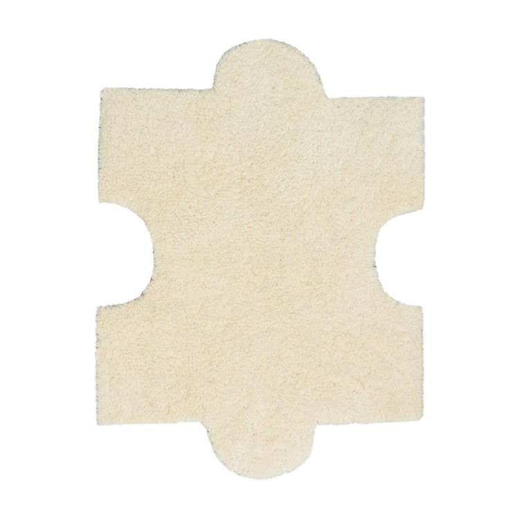 【QIDINA】質感奶茶色系超柔軟免黏貼拼接地墊-B