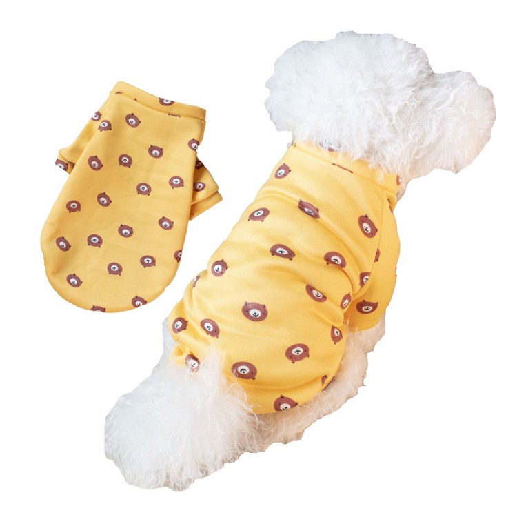 【QIDINA】寵物卡哇依磨毛彈力保暖衣 寵物衣-I款