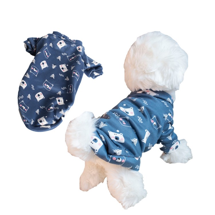 【QIDINA】寵物卡哇依磨毛彈力保暖衣 寵物衣-I款