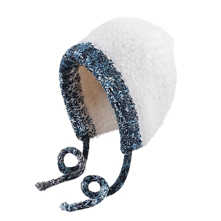 【QIDINA】人氣款保暖仿兔毛軟綿減齡針織毛帽-2HA