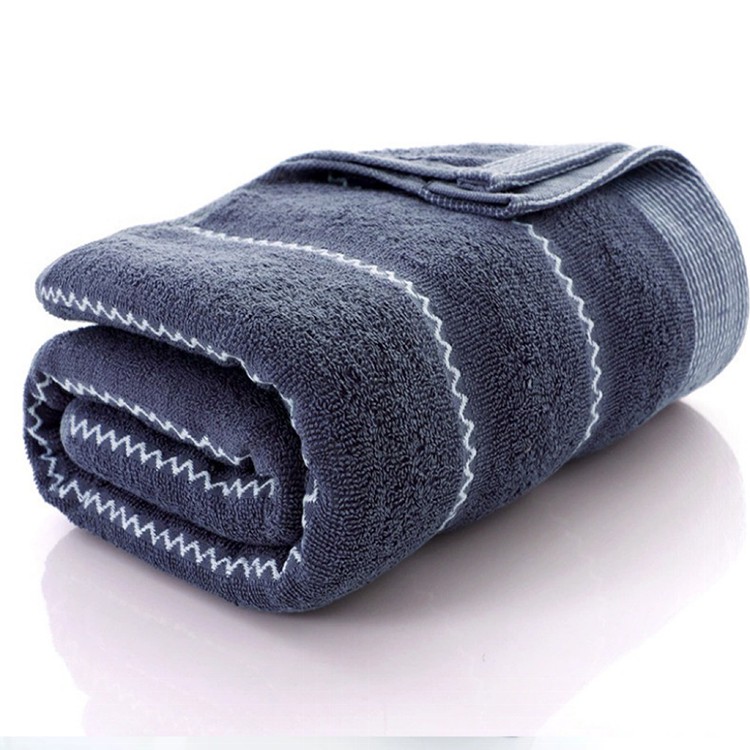 【QIDINA】親膚加厚蓬鬆波波紋速吸水浴巾-K