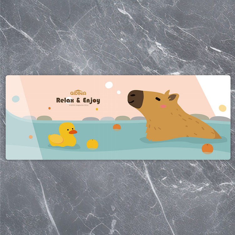 【QIDINA】獨創設計-超療癒卡通動物滑鼠大桌墊