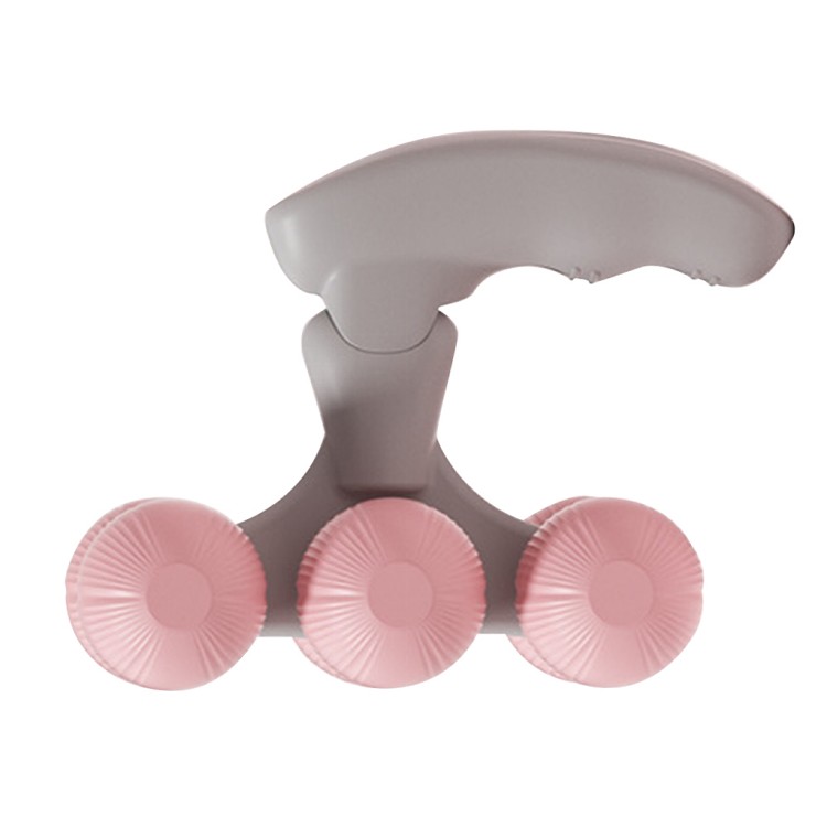 【QIDINA】質感超順滑紓壓多部位手持6輪按摩棒-Q