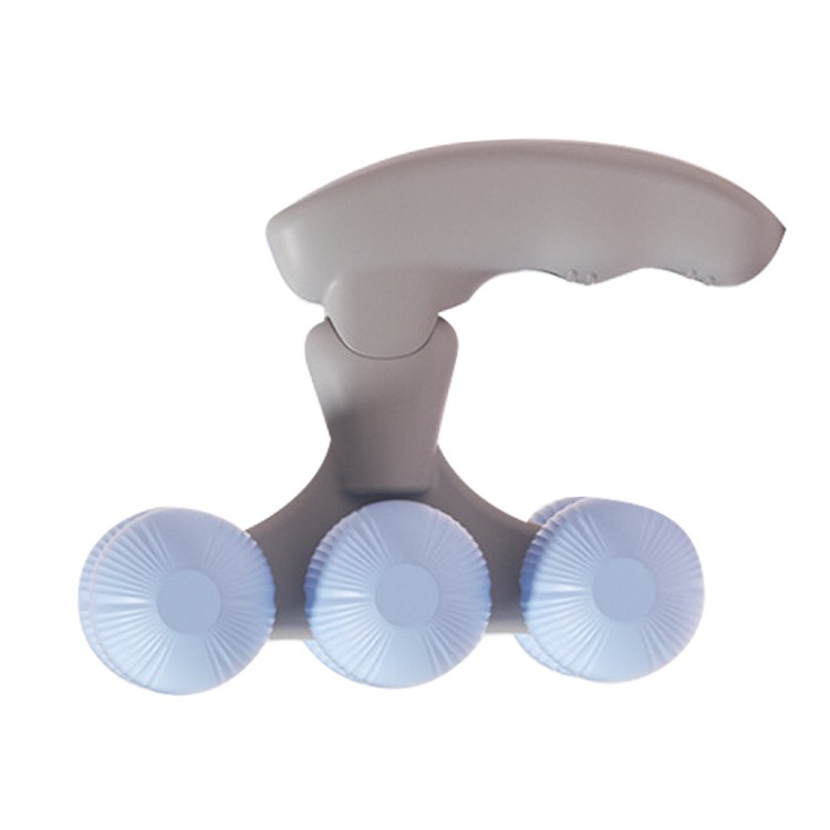 【QIDINA】質感超順滑紓壓多部位手持6輪按摩棒-Q