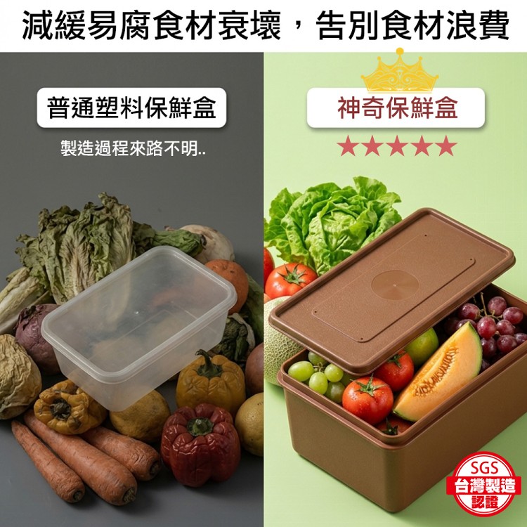 【QIDINA】台灣製SGS保鮮神器生鮮延長保鮮盒