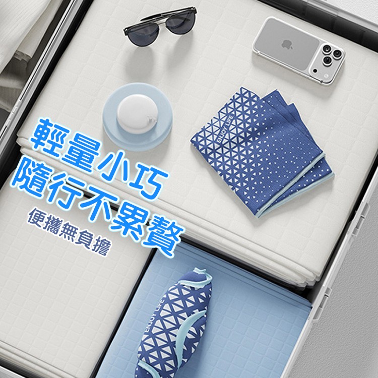 【QIDINA】不佔位放鬆頸枕腰枕充氣2件組(附收納袋)靠墊-F