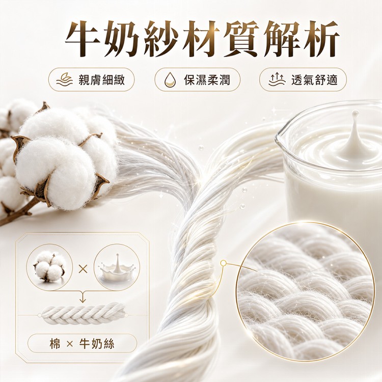 【QIDINA】MIT吸水超柔軟牛奶紗棉浴巾-O