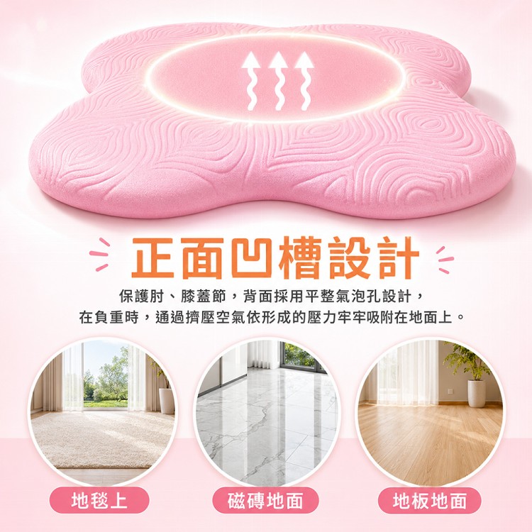 【QIDINA】加厚防滑緩衝瑜伽防護支撐墊