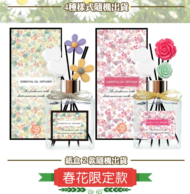 4種樣式隨機出貨,紙盒2款隨機出頻,春花限定款。