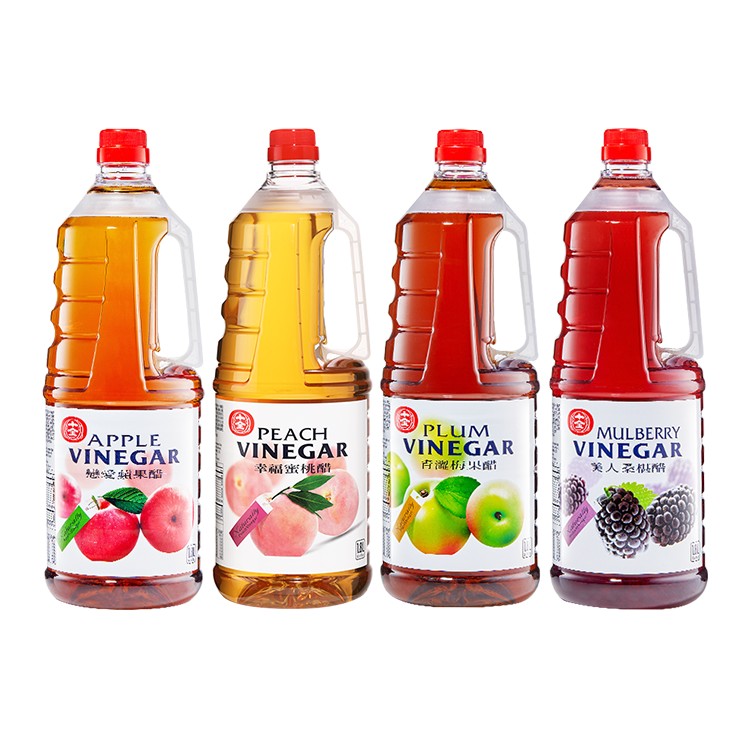 幸福蜜桃醋，古灣梅果醋，关人柔棋酷。