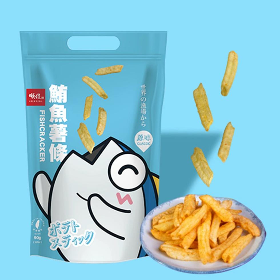 【順億】超人氣鮪魚薯條餅乾90g 原味／辣味