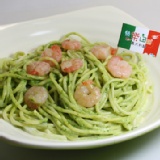 青醬蝦仁義大利麵醬