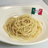 青醬燻雞蝦仁香腸海陸雙拼義大利麵 本月限時特價(含麵)