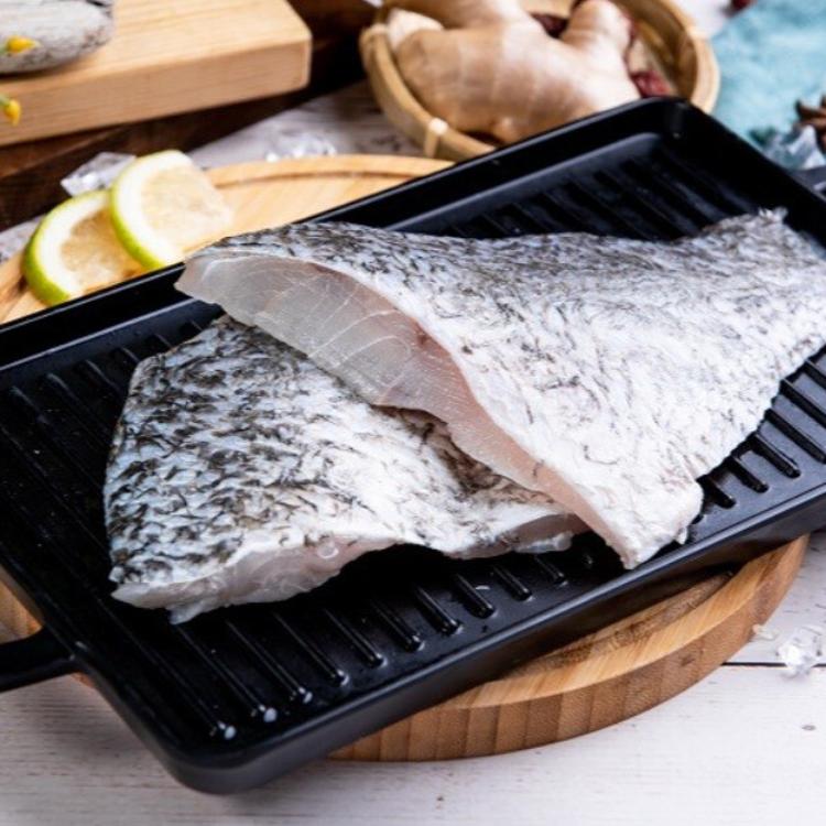 【八兩排】台灣金目鱸魚片-250G±10%(1片)