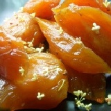 手工麥芽桂花釀地瓜, 養生純麥芽桂花釀地瓜～以手切方式讓每一小塊地瓜都可以平均受到麥芽的洗禮,因是純麥芽蜜,比蔗糖蜜的還Q