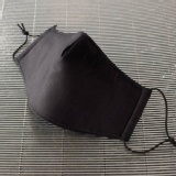 【雨晴牌-第四代專利純綿防霧口罩】@黑色@ 99%超防霧 100%純綿 3D空間加大 好呼吸