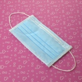 【台灣製－三層不織布口罩】@成人－藍色@ SGS合格 防潑水超厲害 超舒適 超優惠