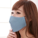 【雨晴牌－第四代專利深呼吸抗UV活性碳口罩】◎成人－水藍色◎ 超3D空間大 不沾口紅 超舒服