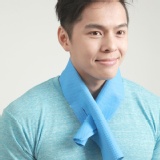 【立可涼－酷涼巾】＠藍色＠電視購物熱銷款 (80*15) 專利正品冰涼巾 加厚款 無異味 不黏膩 特價：$99