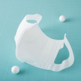 【雨晴牌-超立體3D口罩】 @成人－白色@ (A級高效能) 加寬不織布耳帶 耳朶不痛 尺寸加大好呼吸