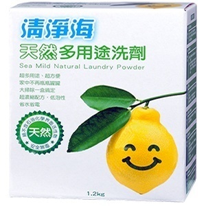 清淨海 天然多用途洗劑 (檸檬) 1.2kg買一送一特惠價(平均每盒250元)