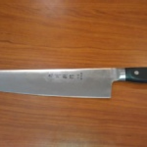 鋼製料理刀(九川別作)