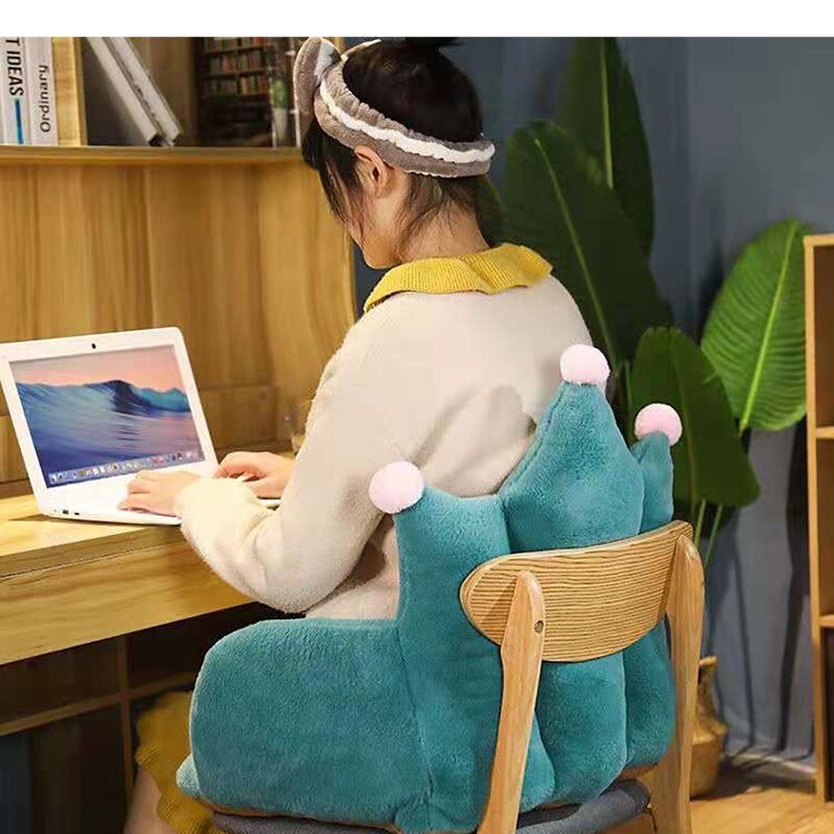 【DaoDi】ins可愛皇冠靠墊坐墊 辦公室椅墊 防滑靠墊 加厚坐墊 保暖坐墊 造型坐墊 腰枕