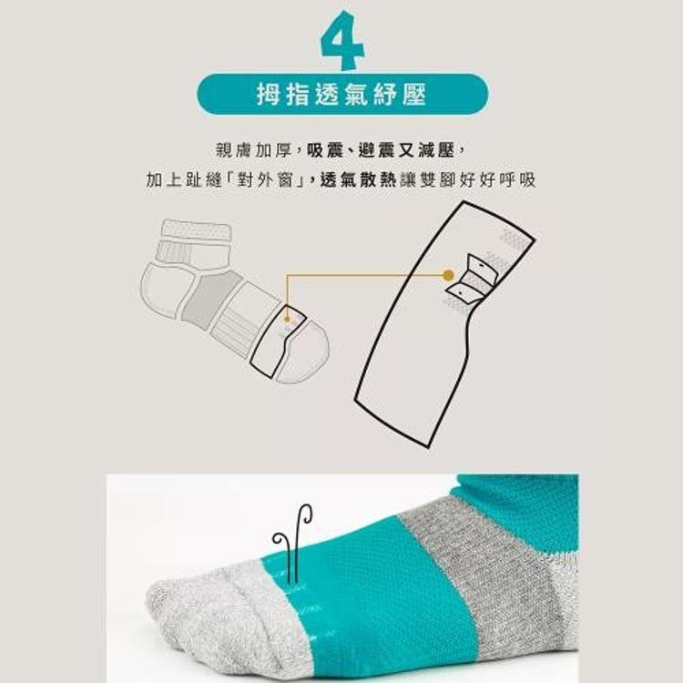 【Ustini】七層米其林運動襪-黑色 5双組(排靜電功能襪 銀纖維襪)