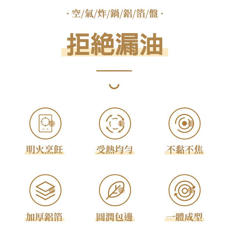 【CityStar】便捷免洗空氣炸鍋專用錫紙盤 (100張)