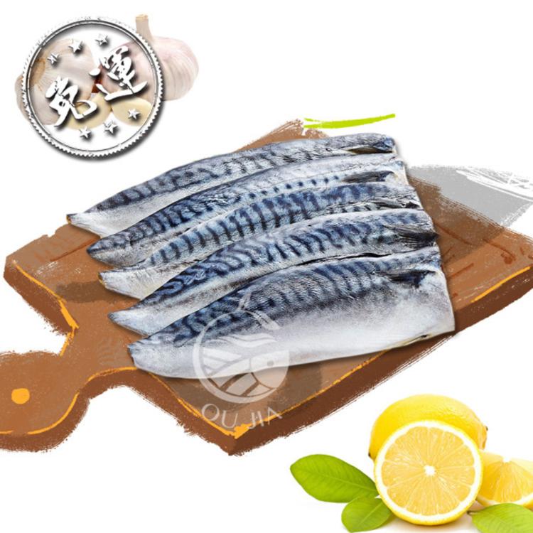免運!【歐嘉嚴選】肥美挪威薄鹽鯖魚片 165-175g (40包,每包60.6元)