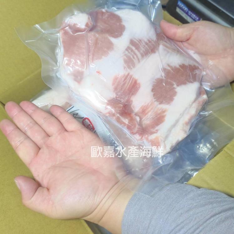 【歐嘉嚴選】西班牙頂級雪花松阪豬排-約330G (每包約1~2片)