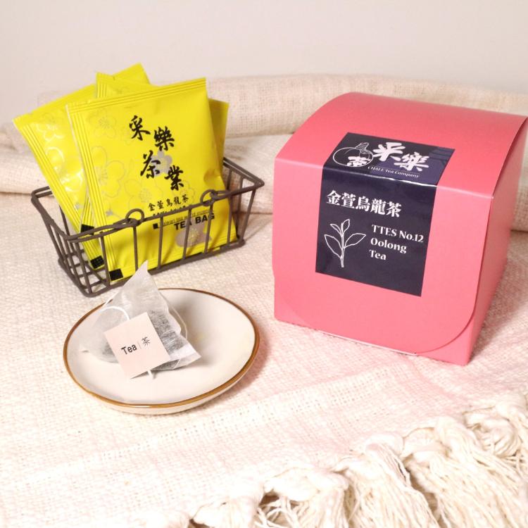 【采樂茶業】金萱烏龍茶三角立體茶包｜15包/盒｜辦公室、外出、旅遊必備台灣茶