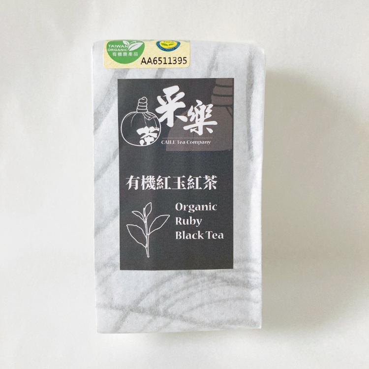 【采樂台灣茶】有機紅玉紅茶・台茶18號｜ 二兩(75g)｜薄荷、肉桂特色香氣