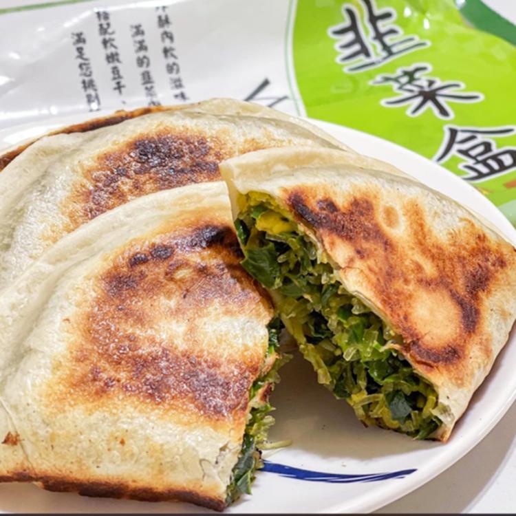 【杰哥蛋餅】傳統揉麵眷村味韭菜盒/全素高麗菜盒 任選組合