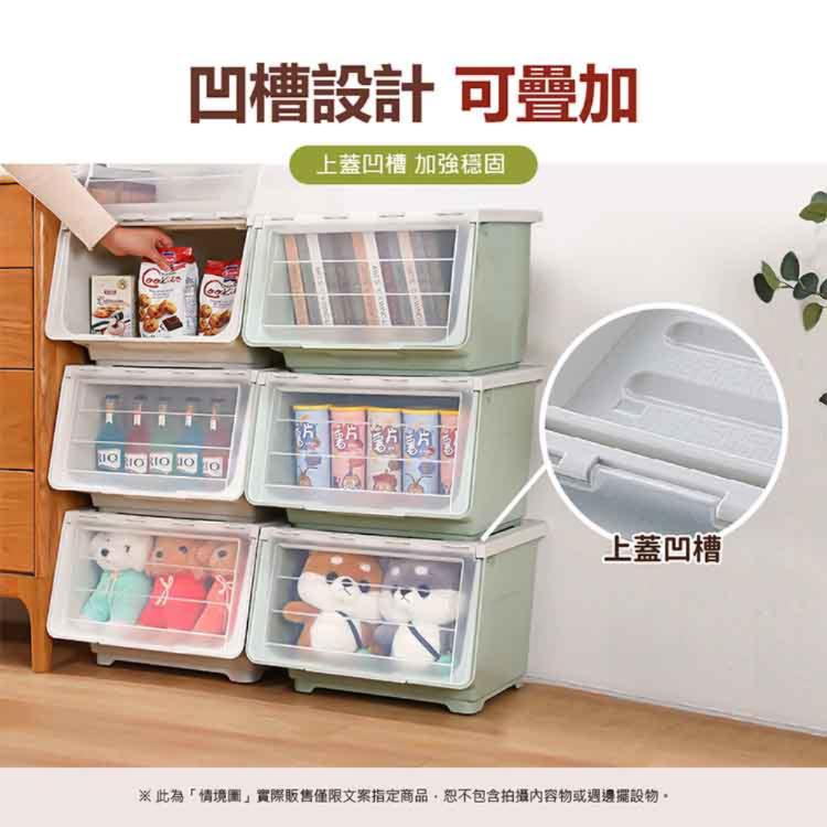 【VENCEDOR】掀蓋收納箱42L-大號 可疊加