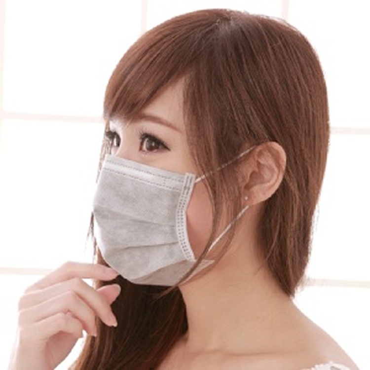 【雨晴牌－四層活性碳不織布口罩】一盒50片 (單片裝)(高效能) SGS合格 無異味 外銷日本款