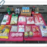 【健康養生純素組】中元普渡貢品全素組，普渡祭品餅乾飲料泡麵罐頭等通通幫你準備好。