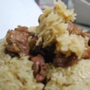 鹿港阿國師鴨肉米糕300克試吃小盒裝 原價60特價49 特價：$49