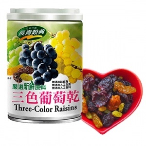 【長青穀典】三色葡萄乾 120g/罐