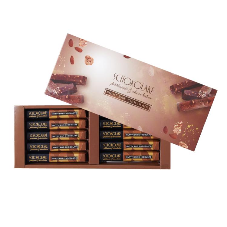 【巧克力雲莊】四季巧克力條(堅果/水果乾/抹茶)附提袋