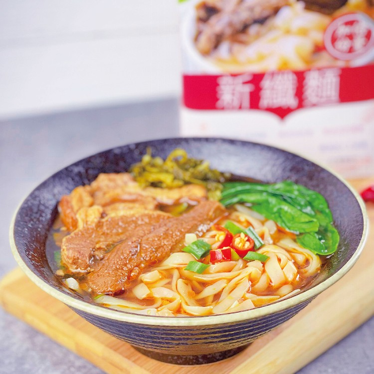 【搭嘴好食】重量級低卡新纖牛肉麵(2人份) 紅燒/精燉