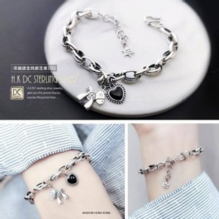 開運六芒星馬上有錢設計款粗版鎖鍊手鍊