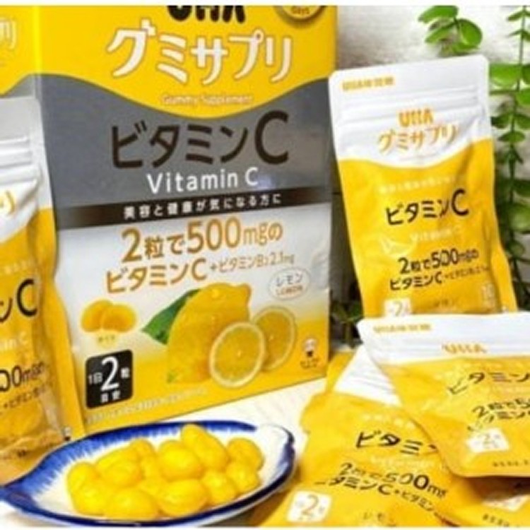 日本 UHA味覺糖 維他命C檸檬【2包一組】