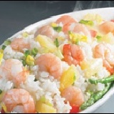 波蘿蝦仁炒飯 波蘿蝦仁炒飯 特價：$48